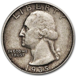 1935-D Washington Quarter XF 1935-D Washington Quarter XF