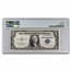 1935-E $1.00 Silver Cert. AU-58 PMG (FR#1614) Fold Over Error