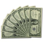 1935-E $1.00 Silver Certificate CU (Fr#1614) 13 Consecutive