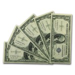 1935-E $1.00 Silver Certificate CU (Fr#1614) 13 Consecutive