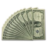 1935-E $1.00 Silver Certificate CU (Fr#1614) 13 Consecutive