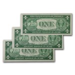 1935-E $1.00 Silver Certificate CU (Fr#1614) 3 Consecutive