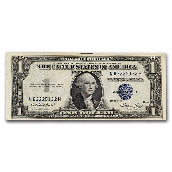 1935-E $1.00 Silver Certificate XF (Fr#1614) 1935-E $1.00 Silver Certificate XF (Fr#1614)