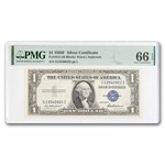 1935-F $1.00 Silver Certificate CU-66 EPQ PMG (Fr#1615)