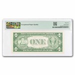 1935-F $1.00 Silver Certificate CU-66 EPQ PMG (Fr#1615)