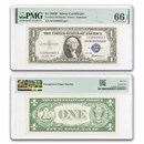 1935-F $1.00 Silver Certificate CU-66 EPQ PMG (Fr#1615)