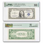1935-F $1.00 Silver Certificate CU-66 EPQ PMG (Fr#1615)