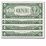 1935-F $1.00 Silver Certificate CU (Fr#1615*) 9 Consec Star Notes