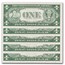 1935-F $1.00 Silver Certificate CU (Fr#1615*) 9 Consec Star Notes