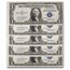1935-F $1.00 Silver Certificate CU (Fr#1615*) 9 Consec Star Notes