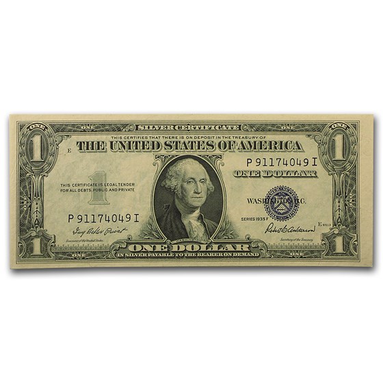 1935-F* $1.00 Silver Certificate VG/VF (Fr#1615*) Star Note 1935-F* $1.00 Silver Certificate VG/VF (Fr#1615*) Star Note