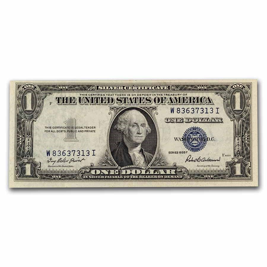 1935-F $1.00 Silver Certificate XF (Fr#1615)