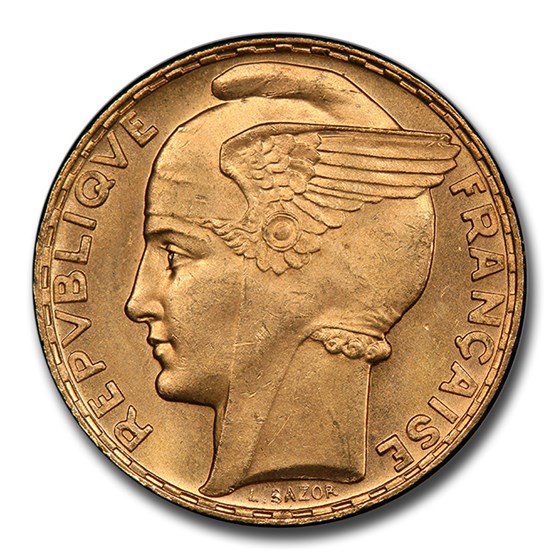 1935 France Gold 100 Francs MS-65 PCGS