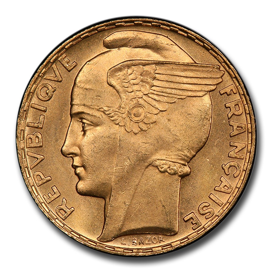 1935 France Gold 100 Francs MS-65 PCGS