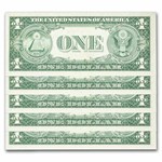1935-G $1.00 Silver Cert No Motto CU (Fr#1616) 30 Consec