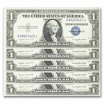 1935-G $1.00 Silver Cert No Motto CU (Fr#1616) 30 Consec