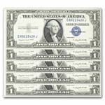 1935-G $1.00 Silver Cert No Motto CU (Fr#1616) 30 Consec