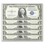 1935-G $1.00 Silver Cert No Motto CU (Fr#1616) 30 Consec