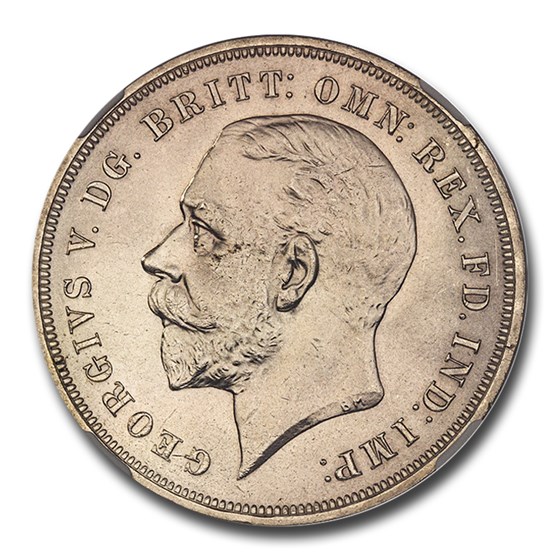 1935 Great Britain Silver Crown George V MS-64 NGC 1935 Great Britain Silver Crown George V MS-64 NGC