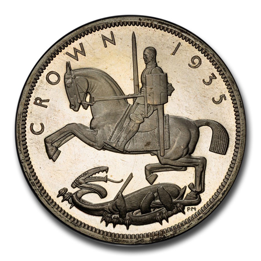 1935 Great Britain Silver Crown George V PR-65 Cameo PCGS
