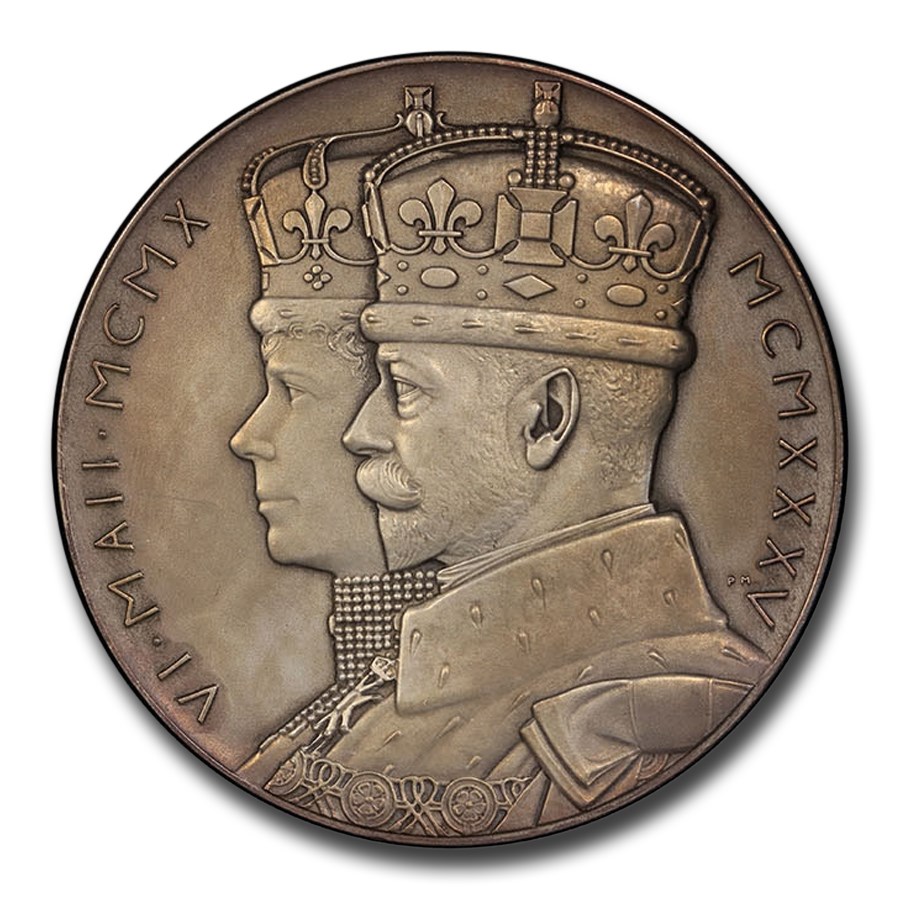 1935 Great Britain Silver Medal George V MS-64 PCGS