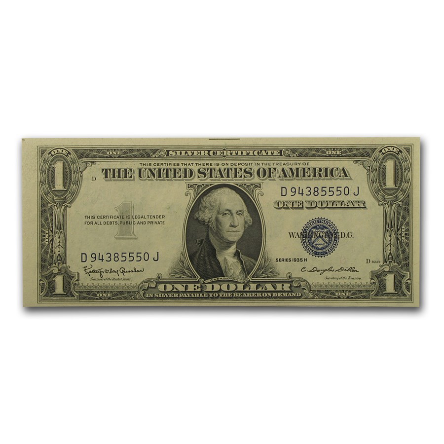 1935-H $1.00 Silver Certificate CU (Fr#1618)