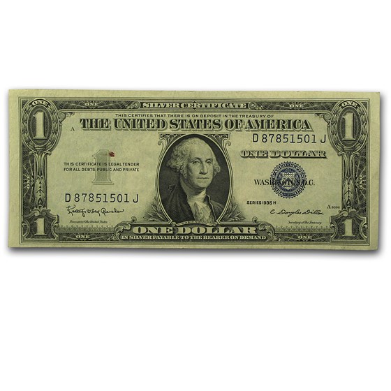 1935-H $1.00 Silver Certificate XF (Fr#1618) 1935-H $1.00 Silver Certificate XF (Fr#1618)