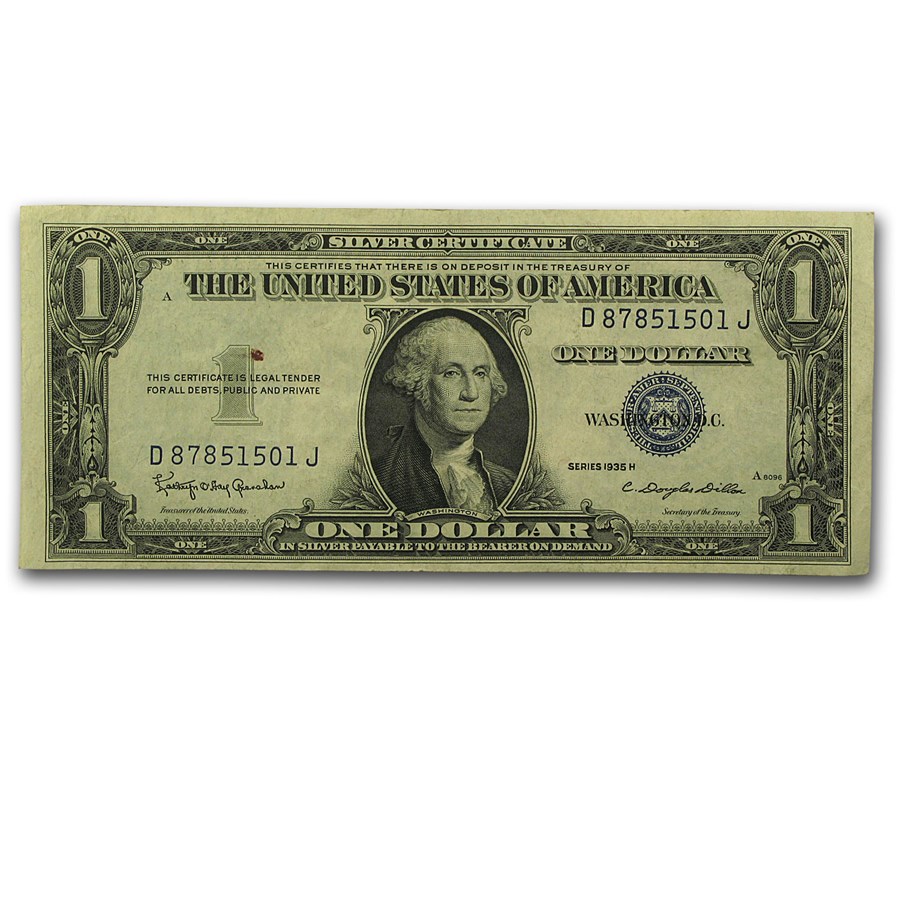 1935-H $1.00 Silver Certificate XF (Fr#1618)