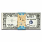 1935-H $1.00 Silver Certificates CU (Fr#1618) 50 Consecutive