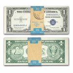 1935-H $1.00 Silver Certificates CU (Fr#1618) 50 Consecutive