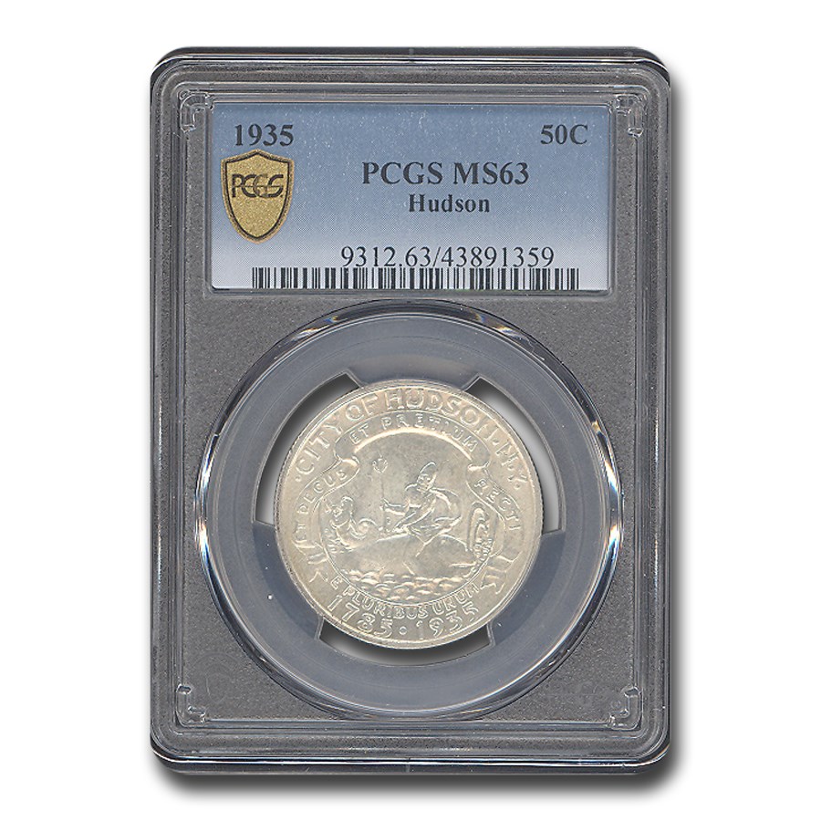 1935 Hudson Half Dollar MS-63 PCGS