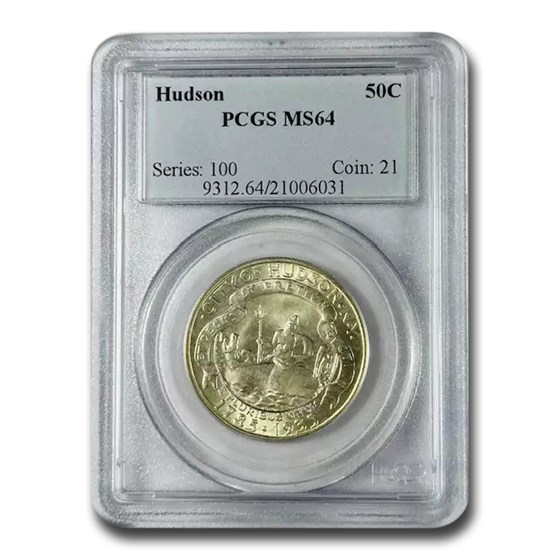 1935 Hudson Half Dollar MS-64 PCGS 1935 Hudson Half Dollar MS-64 PCGS