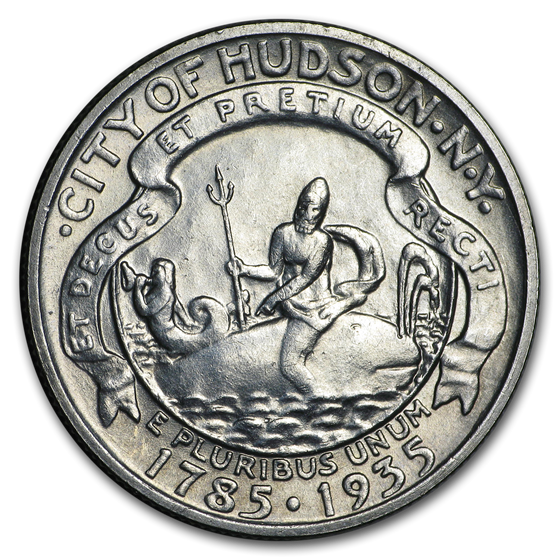 1935 Hudson NY Sesquicentennial Half Commemorative BU 1935 Hudson NY Sesquicentennial Half Commemorative BU