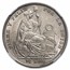 1935-LIMA Peru Silver 1/2 Sol MS-62 NGC