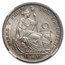 1935-LIMA Peru Silver 1/2 Sol MS-63 NGC