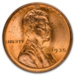 1935 Lincoln Cent 50-Coin Roll BU