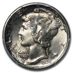 1935 Mercury Dime MS-65 PCGS (FB)