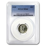 1935 Mercury Dime MS-66 PCGS