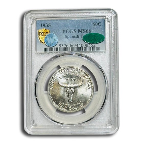 1935 Old Spanish Trail Half Dollar Commem MS-66 PCGS 1935 Old Spanish Trail Half Dollar Commem MS-66 PCGS