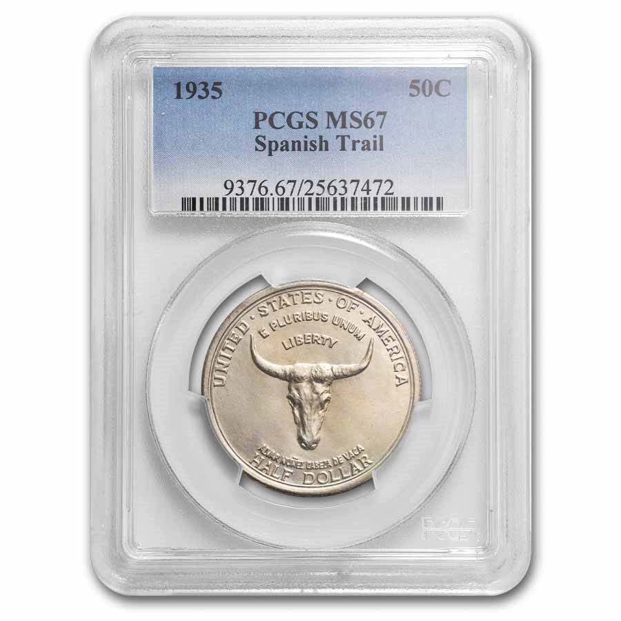 1935 Old Spanish Trail Half Dollar Commem MS-67 PCGS
