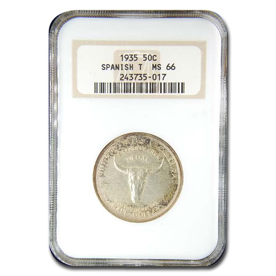 1935 Old Spanish Trail Half Dollar MS-66 NGC 1935 Old Spanish Trail Half Dollar MS-66 NGC