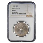 1935 Old Spanish Trail Half Dollar MS-67 NGC