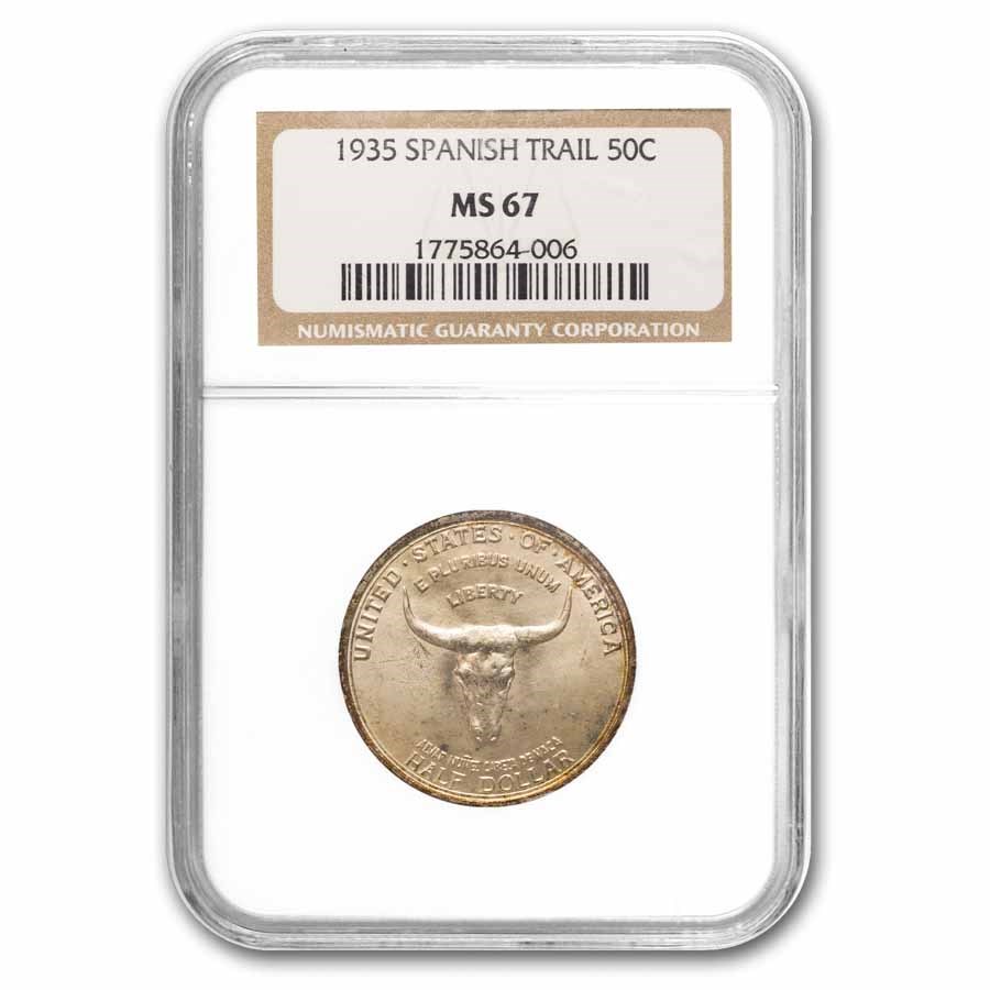 1935 Old Spanish Trail Half Dollar MS-67 NGC