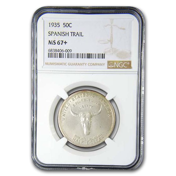 1935 Old Spanish Trail Half Dollar MS-67+ NGC 1935 Old Spanish Trail Half Dollar MS-67+ NGC