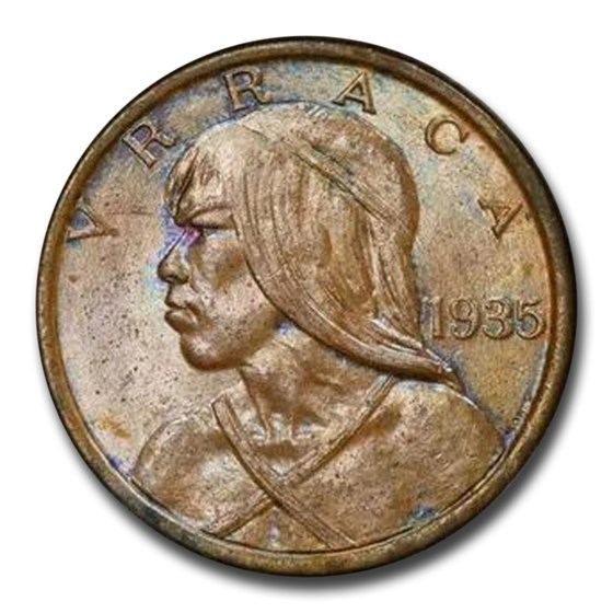 1935 Panama Centesimo MS-64 PCGS (Brown) 1935 Panama Centesimo MS-64 PCGS (Brown)