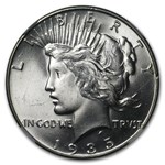 1935 Peace Dollar MS-62 NGC