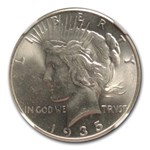 1935 Peace Dollar MS-63 NGC