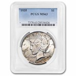 1935 Peace Dollar MS-63 PCGS (Toned)