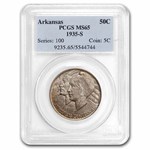 1935-S Arkansas Centennial Commemorative Half Dollar MS-65 PCGS