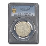 1935-S Arkansas Centennial Commemorative Half Dollar MS-67 PCGS